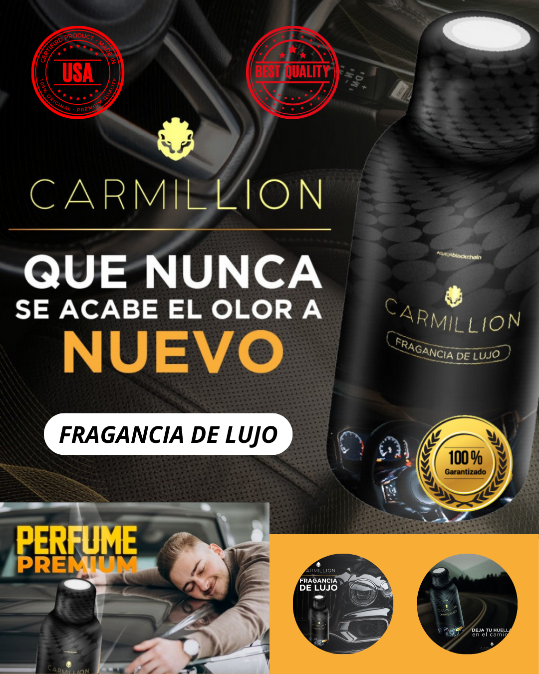CARMILLION PRO® - ¡Fragancia de alto nivel para hombres con estilo!