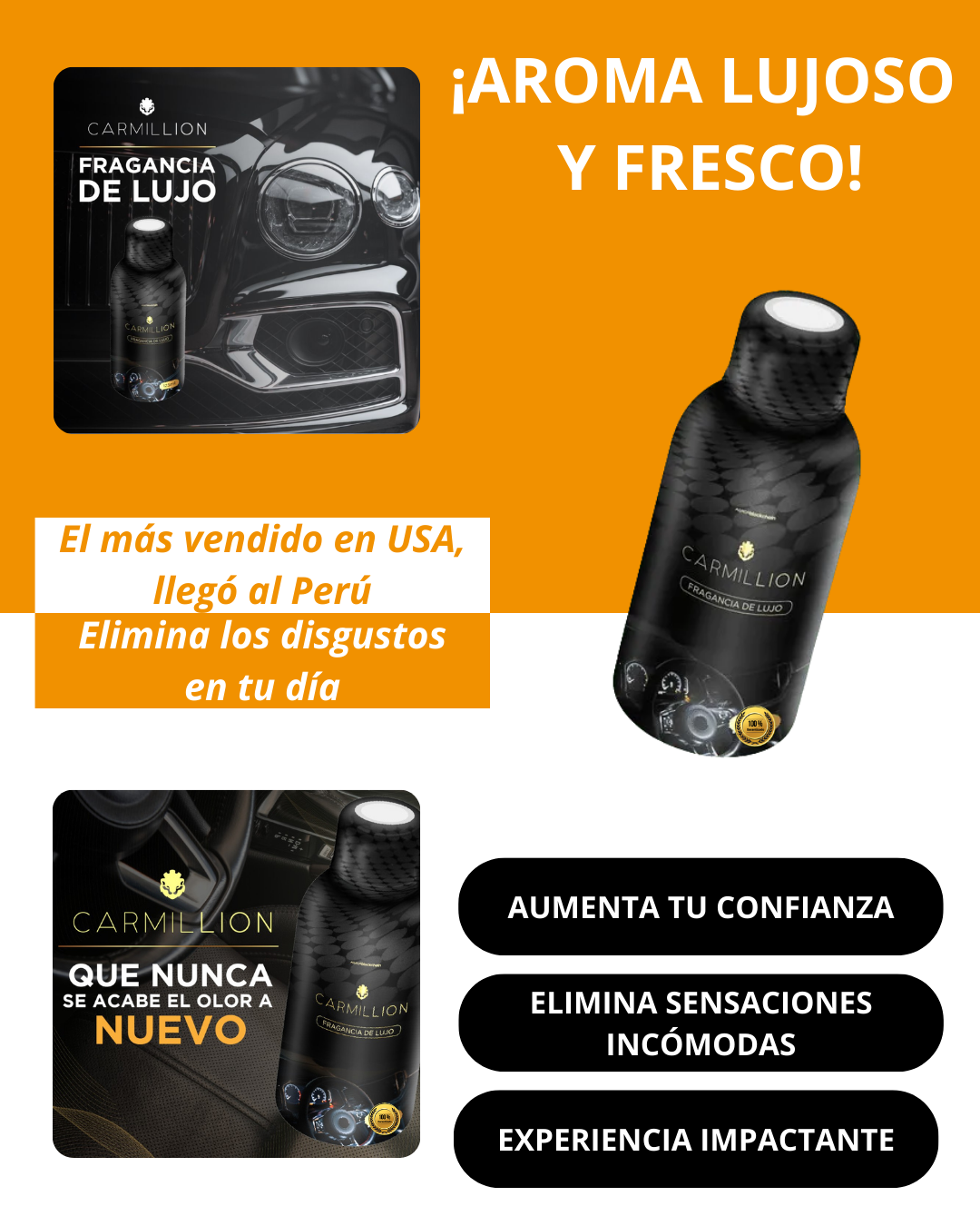 CARMILLION PRO® - ¡Fragancia de alto nivel para hombres con estilo!